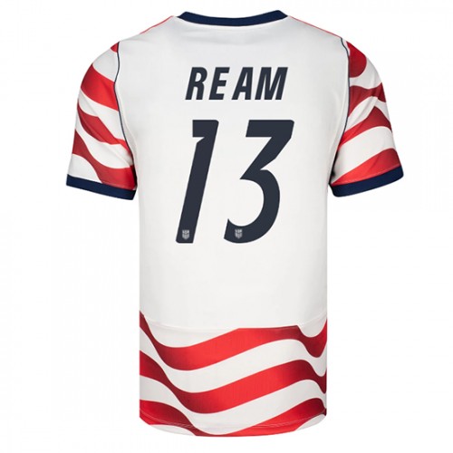 Yhdysvallat Tim Ream #13 Kotipaita MM-kisat 2026 Lyhythihainen